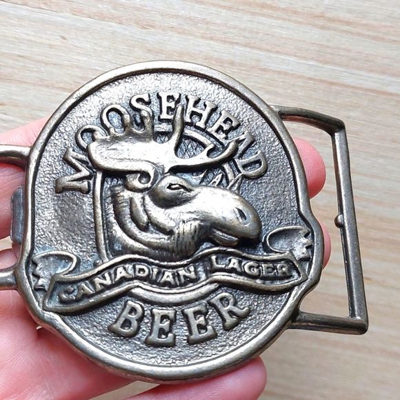 Vintage Other - Vintage Moosehead Beer Belt Buckle with bottle opener